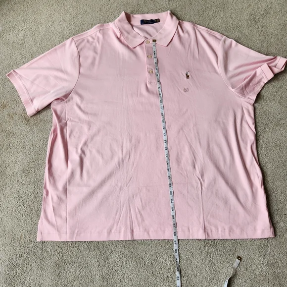 Polo by Ralph Lauren 3XB Polo Shirt OLD MONEY Preppy Prep Ivy League Pink - Picture 9 of 10